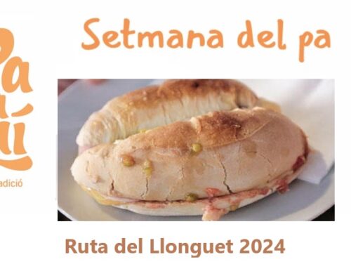 Inicio de la Ruta del Llonguet 2024  con el inicio de la Semana del Pan.